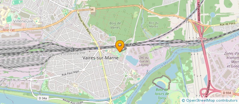 localisation de l'entreprise MADAME MARIKA DELCHIAPPO  VAIRES-SUR-MARNE