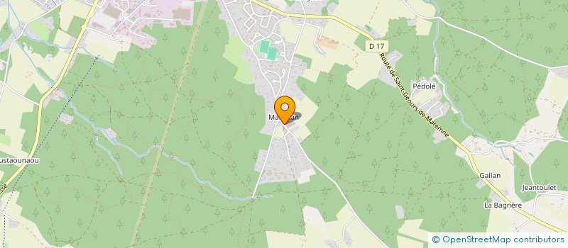 localisation de l'entreprise MADAME MARIKA FAUVEL  SOUSTONS