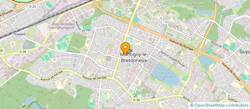 localisation de l'entreprise MADAME MARIKA GIACINTI  MONTIGNY-LE-BRETONNEUX