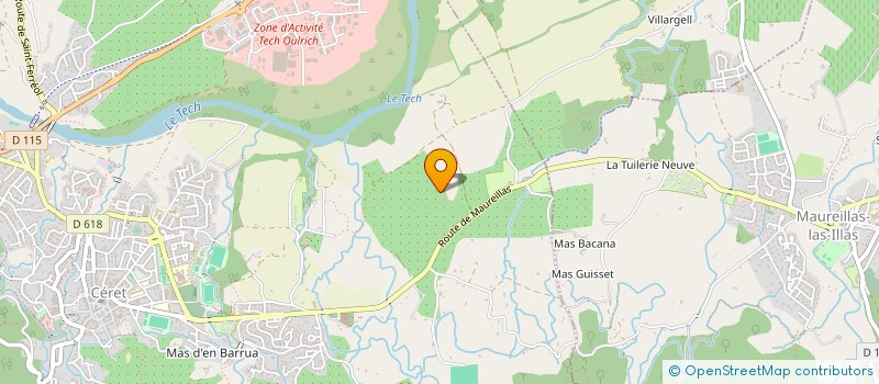 localisation de l'entreprise MADAME MARIKA NICOLINO  CERET