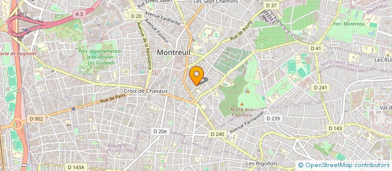 localisation de l'entreprise MADAME MARIKA SALERNO à MONTREUIL
