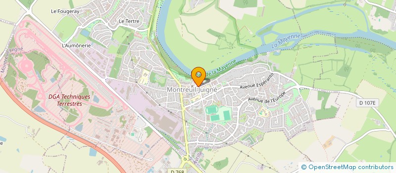 localisation de l'entreprise MADAME MARIKE BERTHELOT  MONTREUIL-JUIGNE