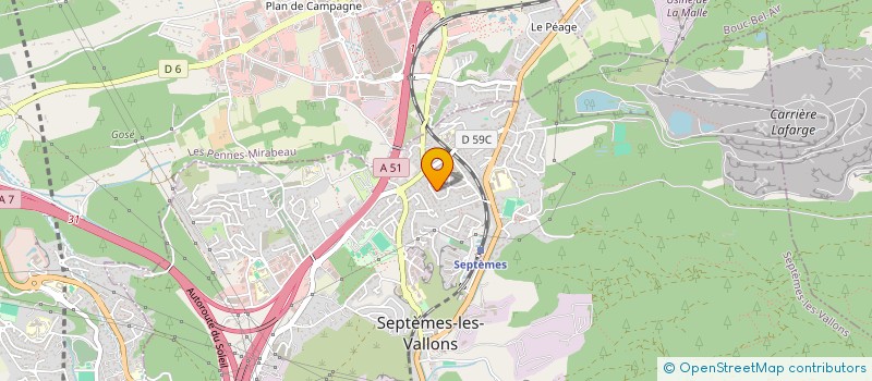 localisation de l'entreprise MADAME MARIKO UEDA à SEPTEMES-LES-VALLONS