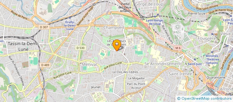 localisation de l'entreprise MADAME MARILENA MARASCA  LYON