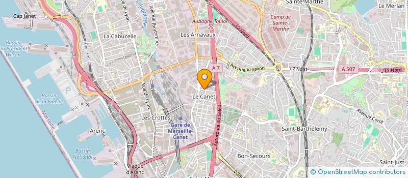 localisation de l'entreprise MADAME MARILENA ROXANA MIHAILA  MARSEILLE
