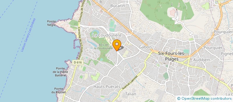 localisation de l'entreprise MADAME MARILENE MARCHAND à SIX-FOURS-LES-PLAGES