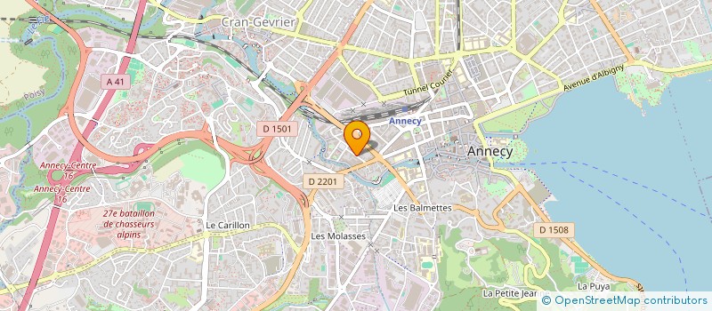 localisation de l'entreprise MADAME MARILENE ROCH à ANNECY