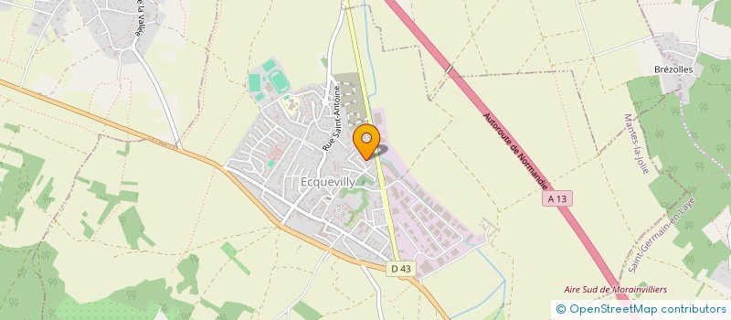 localisation de l'entreprise MADAME MARILIA DOS SANTOS  ECQUEVILLY