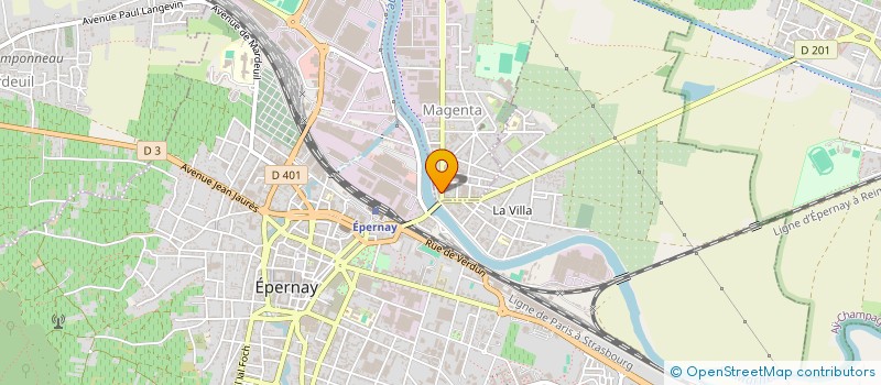 localisation de l'entreprise MADAME MARILIA PINHEIRO  EPERNAY