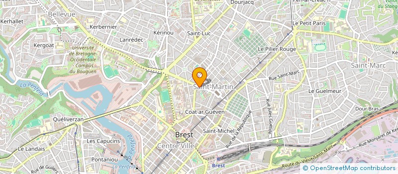 localisation de l'entreprise MADAME MARILINA ISORNA à BREST