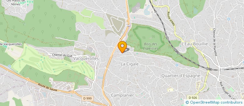 localisation de l'entreprise MADAME MARILINE BRANDAO MAIA  NIMES