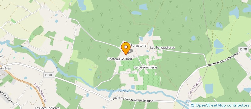 localisation de l'entreprise MADAME MARILINE GOGRIT  COUR-CHEVERNY