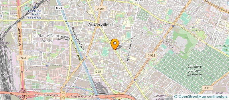 localisation de l'entreprise MADAME MARILINE JOSEPH à AUBERVILLIERS