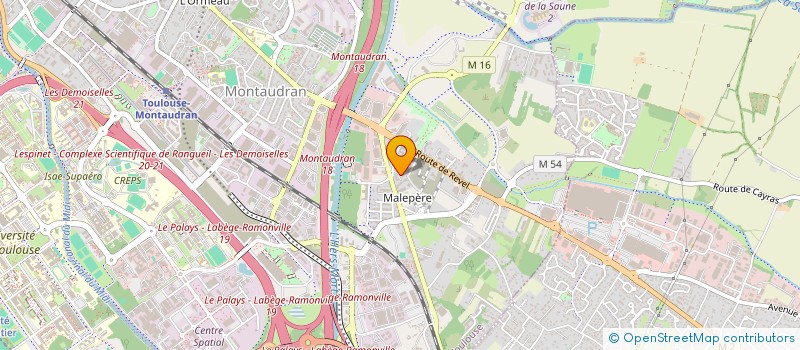 localisation de l'entreprise MADAME MARILLE ROUILLON  TOULOUSE