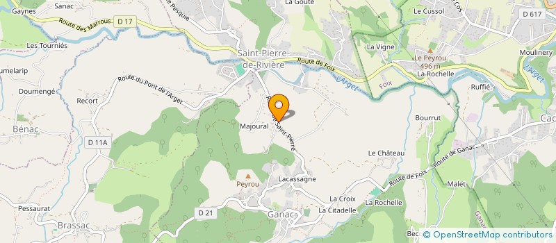 localisation de l'entreprise MADAME MARILOU BUSCAGLIA à GANAC