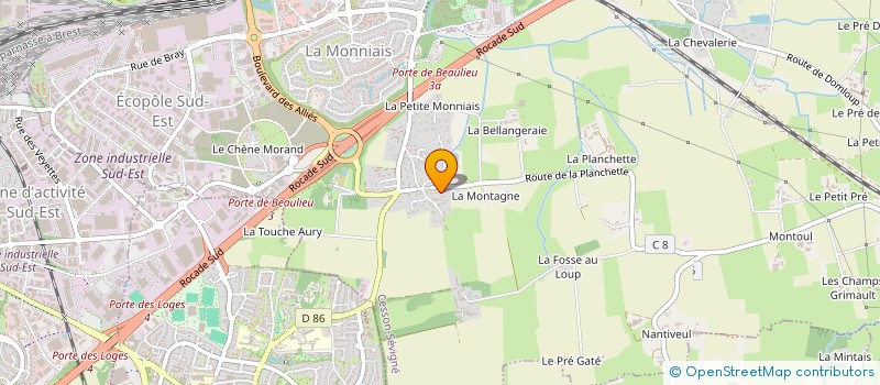 localisation de l'entreprise MADAME MARILOU DEMAY  CESSON-SEVIGNE