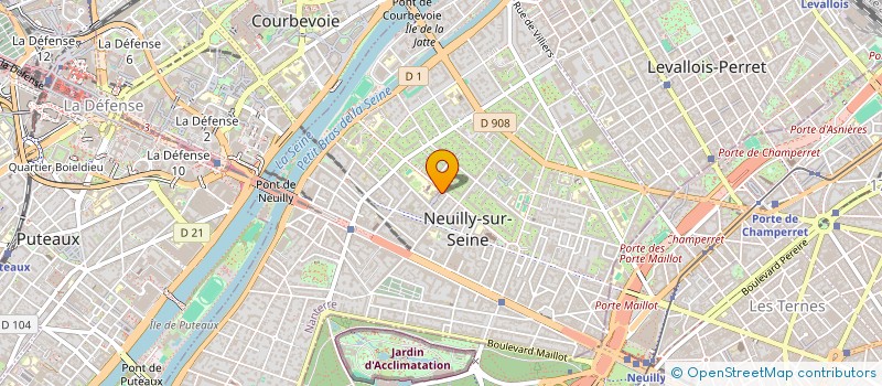 localisation de l'entreprise MADAME MARILOU DURET à NEUILLY-SUR-SEINE