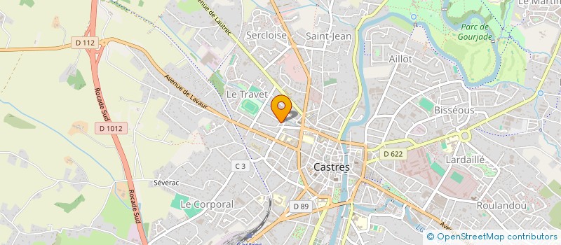 localisation de l'entreprise MADAME MARILOU FLORENT  CASTRES