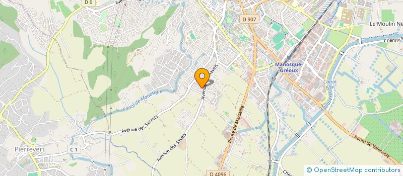 localisation de l'entreprise MADAME MARILOU GILLI à MANOSQUE