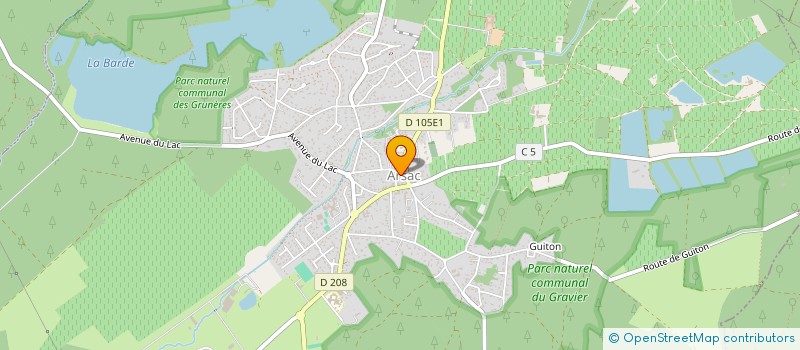 localisation de l'entreprise MADAME MARILOU HENAFF  ARSAC