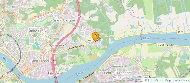 localisation de l'entreprise MADAME MARILOU LABORDE à BAYONNE