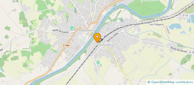 localisation de l'entreprise MADAME MARILOU NAVAUD  COUFOULEUX