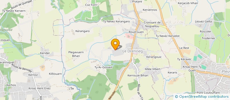 localisation de l'entreprise MADAME MARILOU PERRIAT-SANGUINET  CLOHARS-FOUESNANT