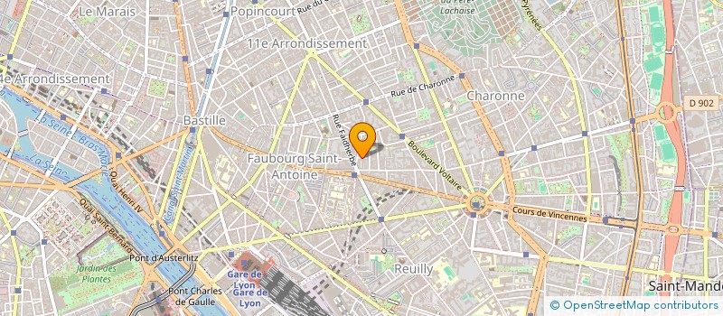 localisation de l'entreprise MADAME MARILOU PONCIN  PARIS