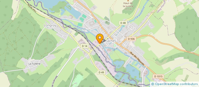 localisation de l'entreprise MADAME MARILOU POULIN  GAMACHES