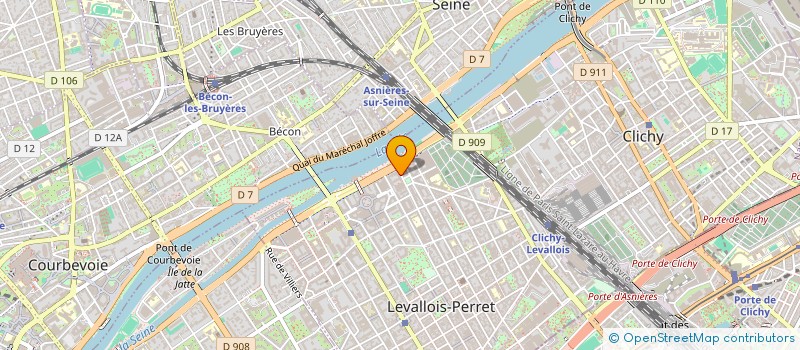 localisation de l'entreprise MADAME MARILOU SCRAVAGLIERI à LEVALLOIS-PERRET