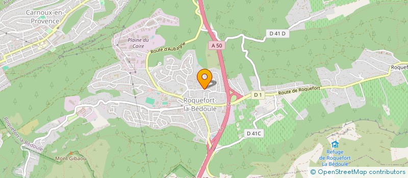 localisation de l'entreprise MADAME MARILOU VAUCHER  ROQUEFORT-LA-BEDOULE