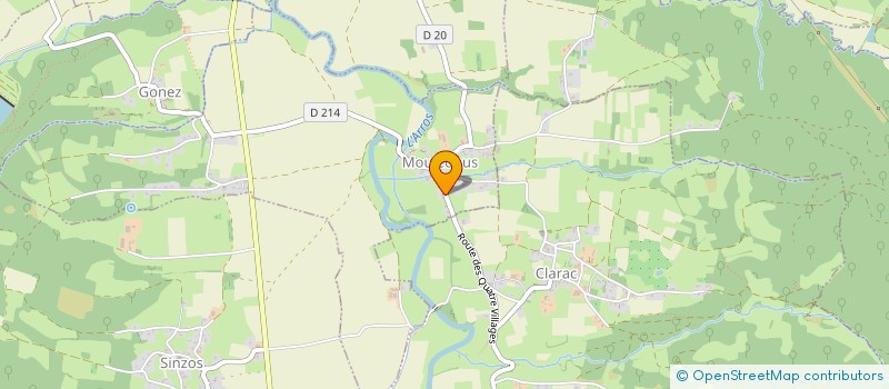 localisation de l'entreprise MADAME MARILYN BARBE  MOULEDOUS