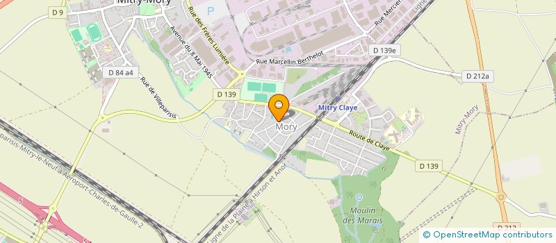 localisation de l'entreprise MADAME MARILYN BOILEAU  MITRY-MORY