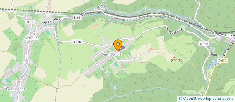 localisation de l'entreprise MADAME MARILYN BORDONNE  SAINT-LOUIS