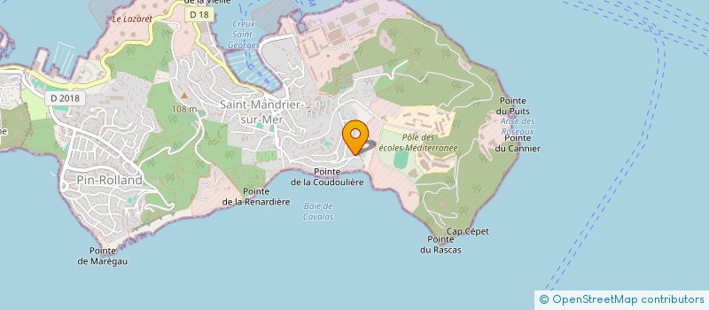 localisation de l'entreprise MADAME MARILYN CANE à SAINT-MANDRIER-SUR-MER