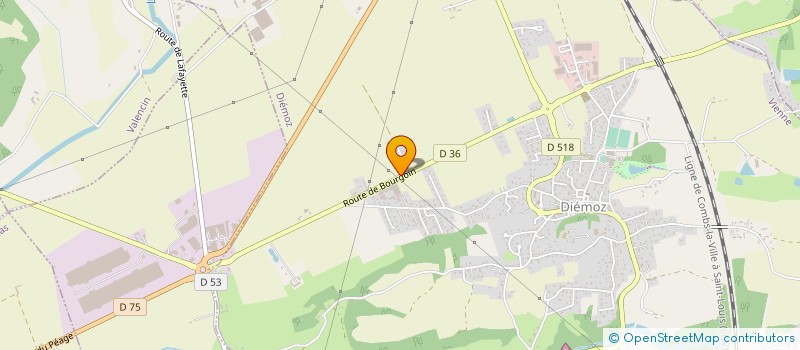 localisation de l'entreprise MADAME MARILYN CHAPAT  DIEMOZ