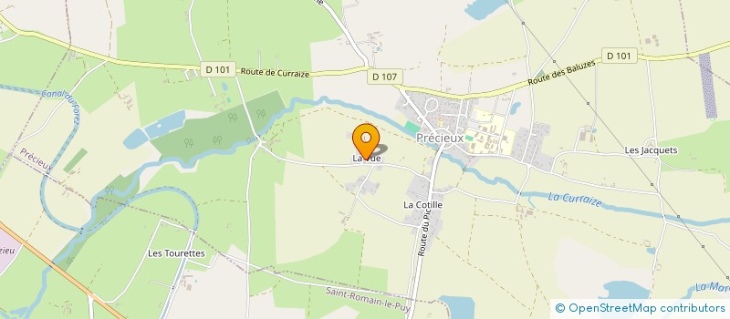 localisation de l'entreprise MADAME MARILYN CHARDON à PRECIEUX