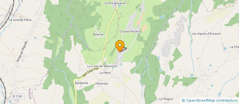 localisation de l'entreprise MADAME MARILYN CHAUPRADE à JOURGNAC