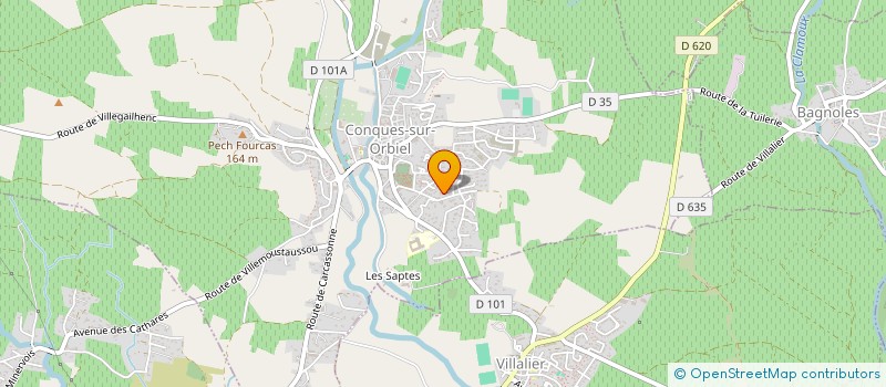 localisation de l'entreprise MADAME MARILYN CHIBERT  CONQUES-SUR-ORBIEL