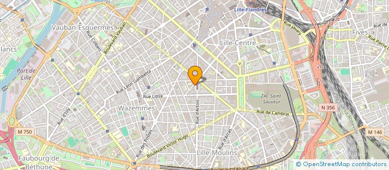 localisation de l'entreprise MADAME MARILYN CLEQUIN à LILLE