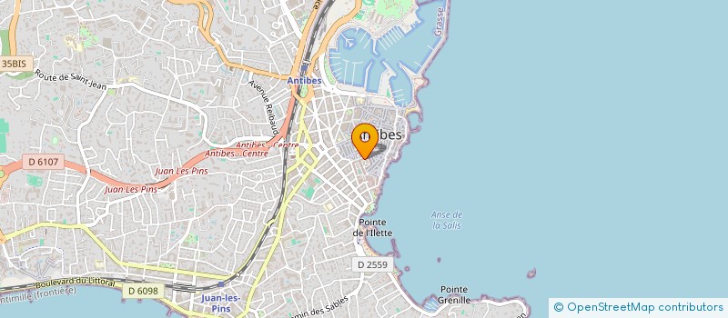 localisation de l'entreprise MADAME MARILYN DA SILVA  ANTIBES