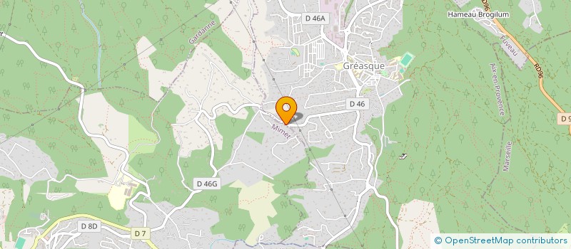 localisation de l'entreprise MADAME MARILYN DE ANGELIS  GREASQUE