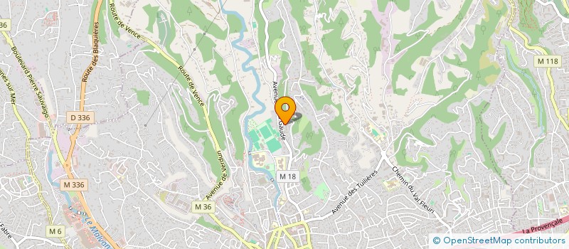 localisation de l'entreprise MADAME MARILYN DOTTI à CAGNES-SUR-MER
