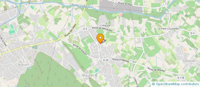 localisation de l'entreprise MADAME MARILYN FAVAS  MAUBEC