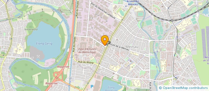 localisation de l'entreprise MADAME MARILYN FUCHS à STRASBOURG