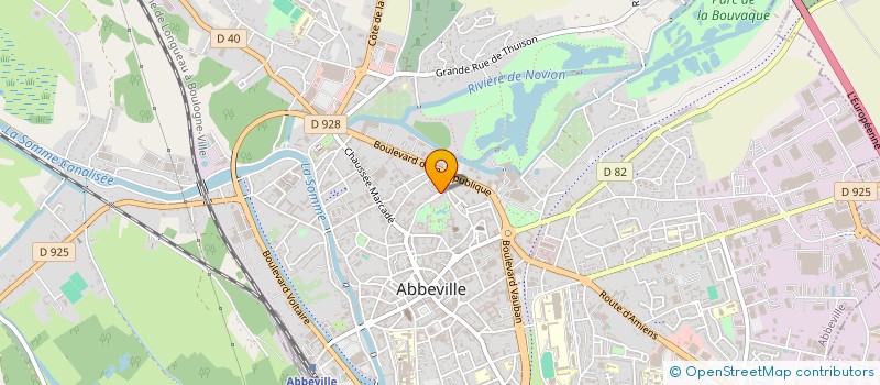 localisation de l'entreprise MADAME MARILYN GEERINCKX à ABBEVILLE