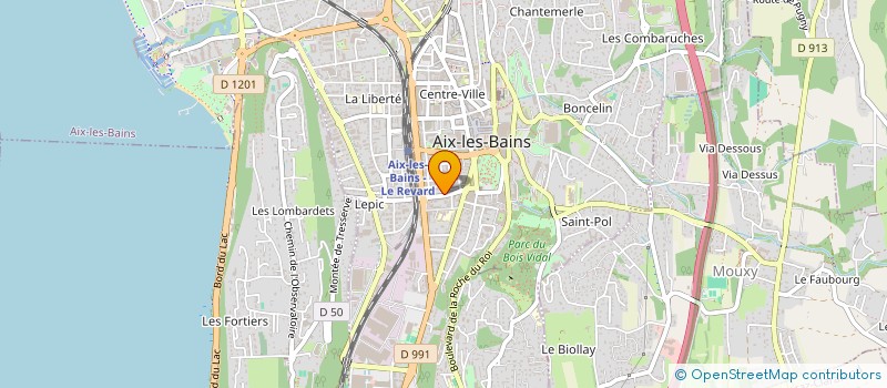 localisation de l'entreprise MADAME MARILYN GIAIMO  AIX-LES-BAINS