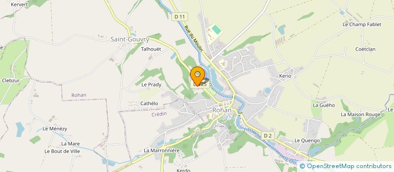 localisation de l'entreprise MADAME MARILYN GRAS  ROHAN