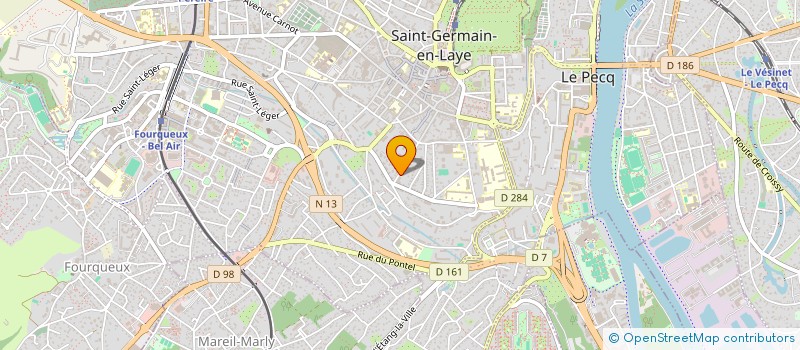 localisation de l'entreprise MADAME MARILYN GUREGHIAN  SAINT-GERMAIN-EN-LAYE