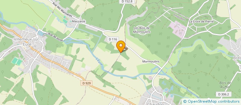 localisation de l'entreprise MADAME MARILYN JACTEL à VILLEMEUX-SUR-EURE